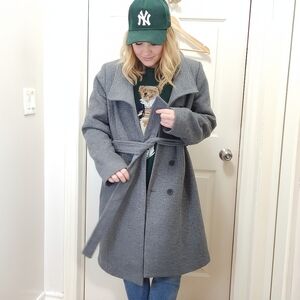 Aritzia Babaton Coat. The CONNOR Wool Charcoal Double-Breasted Coat Aritzia.